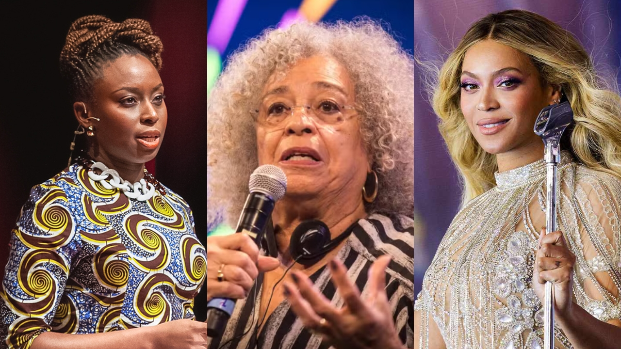 Chimamanda, Angela Davis e Beyoncé.
