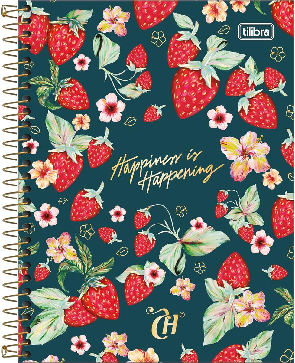 Tilibra - Caderno Capa Dura Colegial Capricho