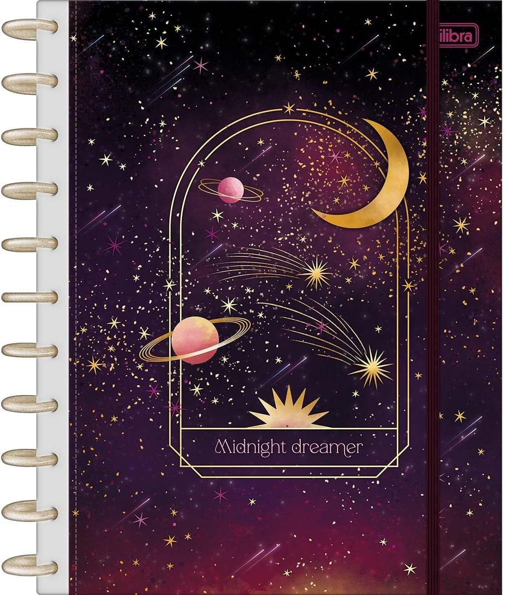 Tilibra - Caderno Tilidisco Capa Dura Universitário 10 Matérias Magic 160 Folhas